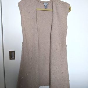 H&M Pearl Sweater Duster